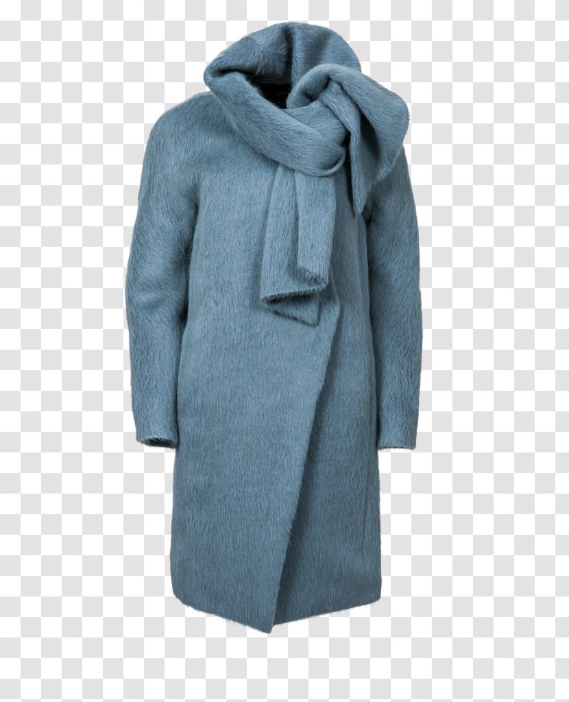 Overcoat Wool Turquoise - Sleeve - Ramune Transparent PNG