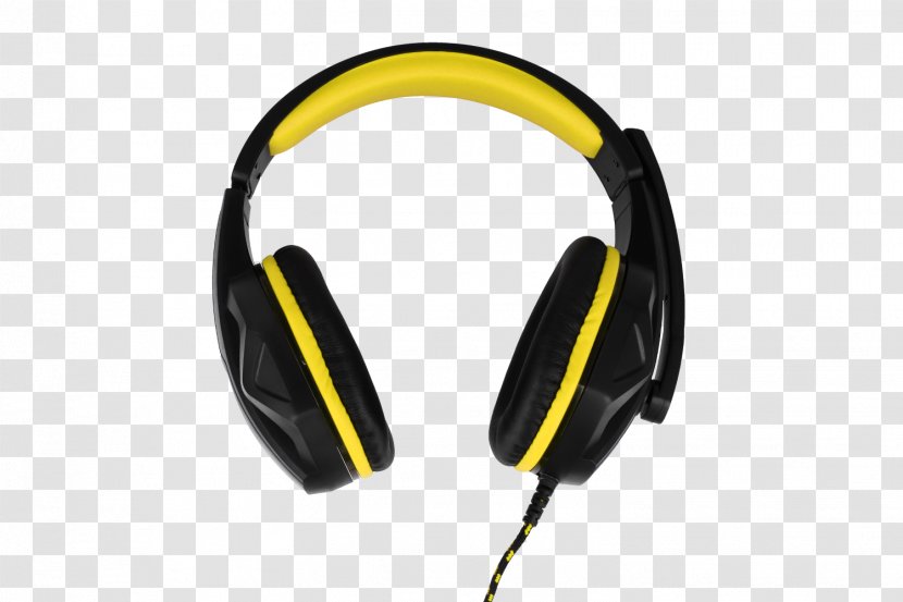 Headphones Audio - Yellow Transparent PNG