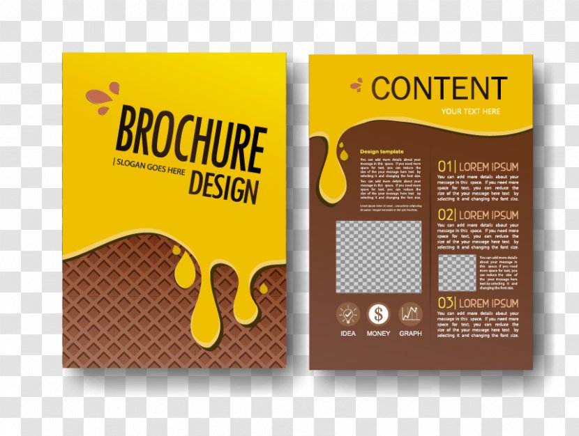 Flyer Pamphlet - Chocolate - Honey Single Page Transparent PNG