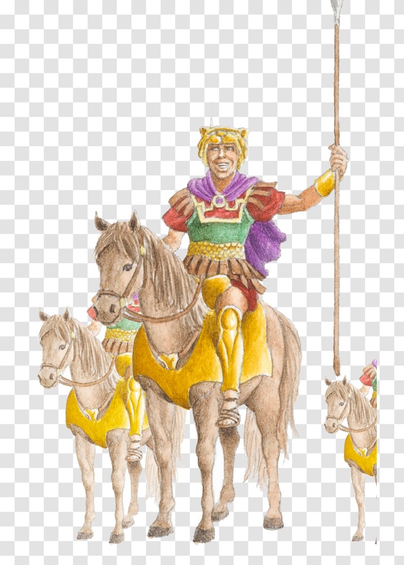 Ancient Rome Greece History Illustration - Horse - Roman Soldiers Illustrator Transparent PNG