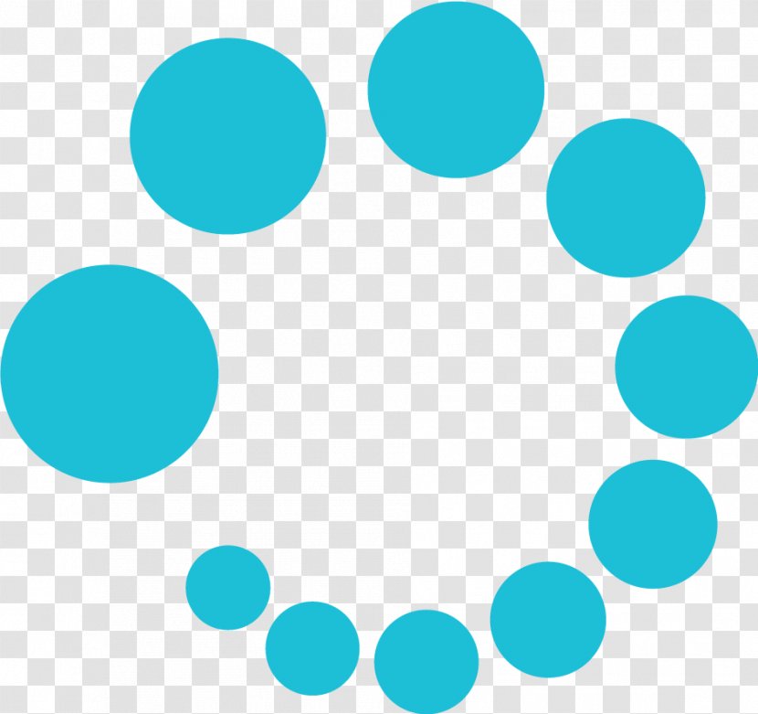 Circle Turquoise Point Pattern - Area - Double Sided Brochure Design Transparent PNG