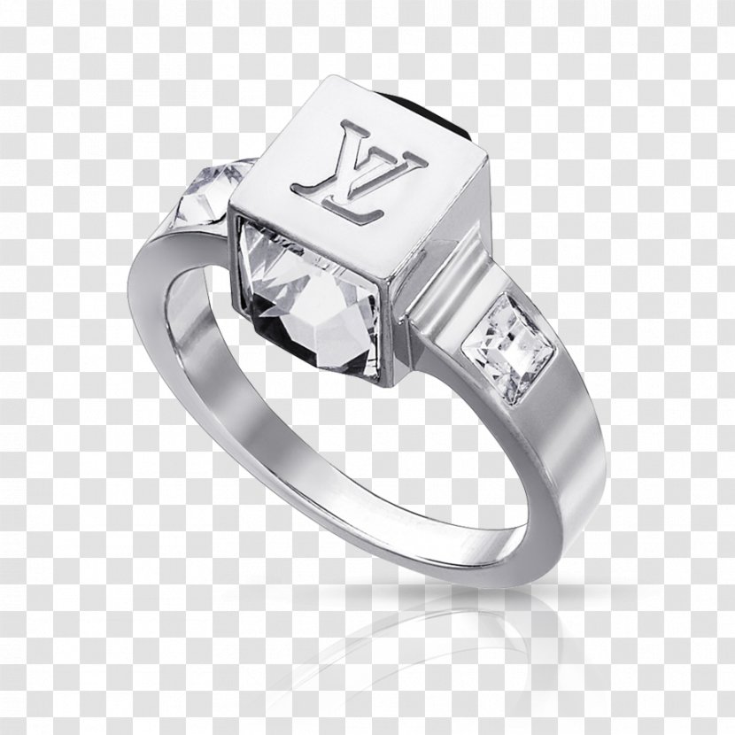 Engagement Ring Louis Vuitton Jewellery Silver - Wedding Transparent PNG