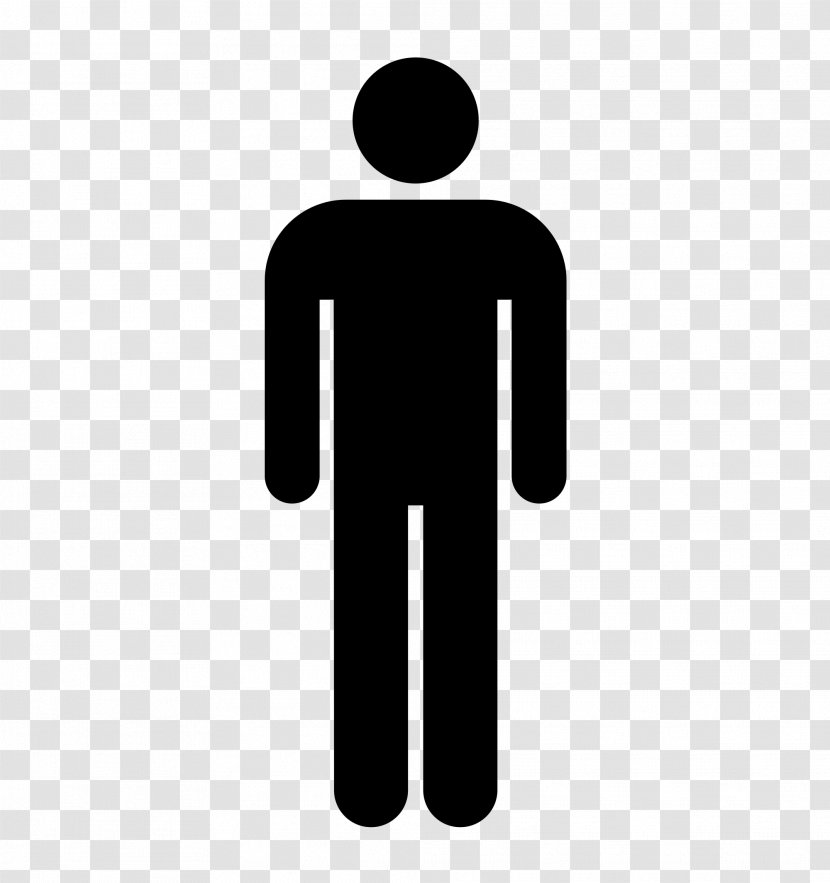 Gender Symbol Public Toilet Bathroom Male - Paper Transparent PNG