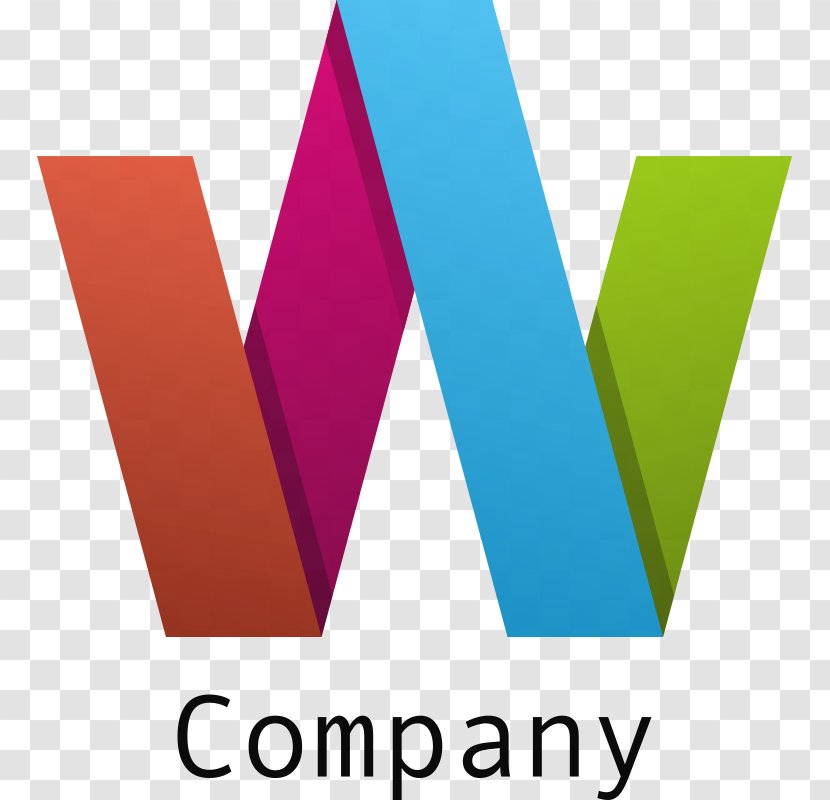 Logo Graphic Design - W Letter Transparent PNG