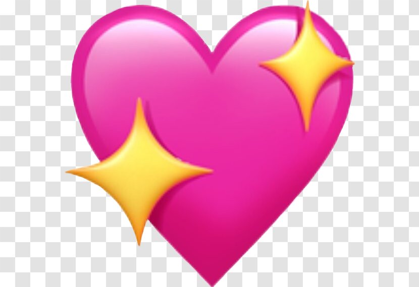 Emoji Heart Symbol - Magenta Transparent PNG