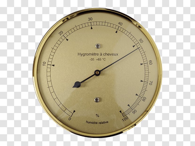Hair Hygrometer Humidity Thermohygrometer - Bimetallthermometer Transparent PNG