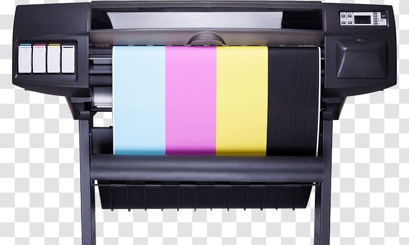 Paper Inkjet Printing Plotter Wide-format Printer Transparent PNG