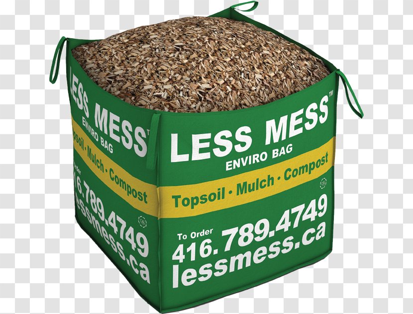 Topsoil Garden Compost Mulch - Bag Of Chips Transparent PNG