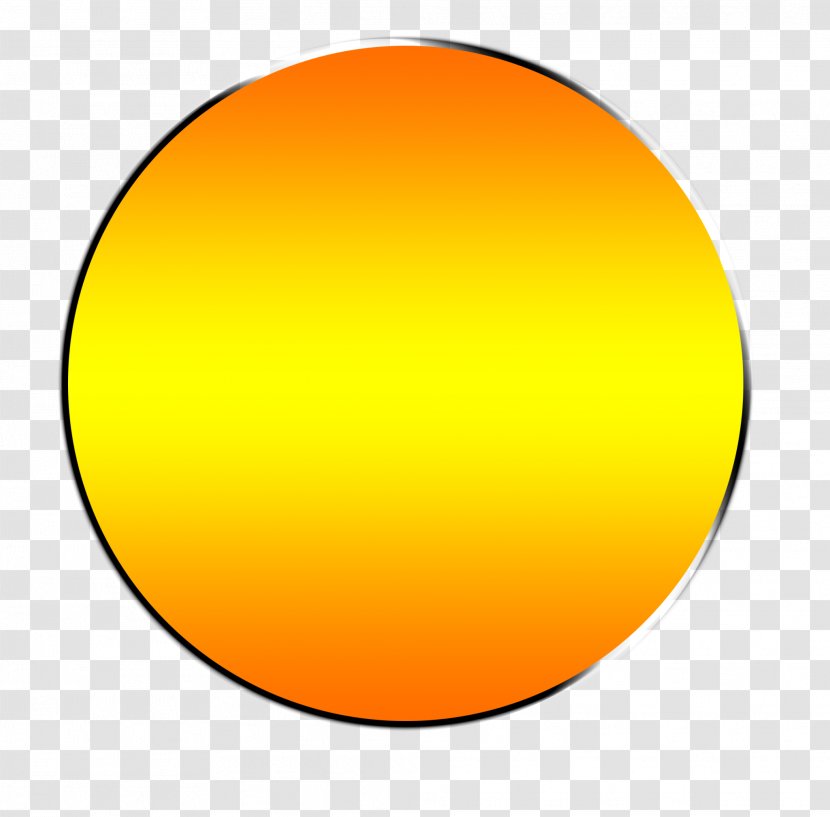 Circle Font - Orange - Border Background Pattern Transparent PNG