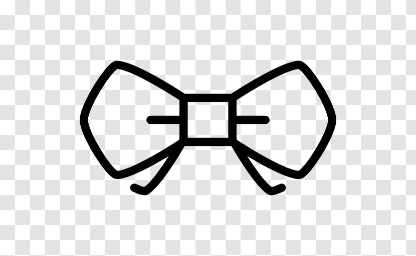 Bow Tie Clip Art - Black And White Transparent PNG
