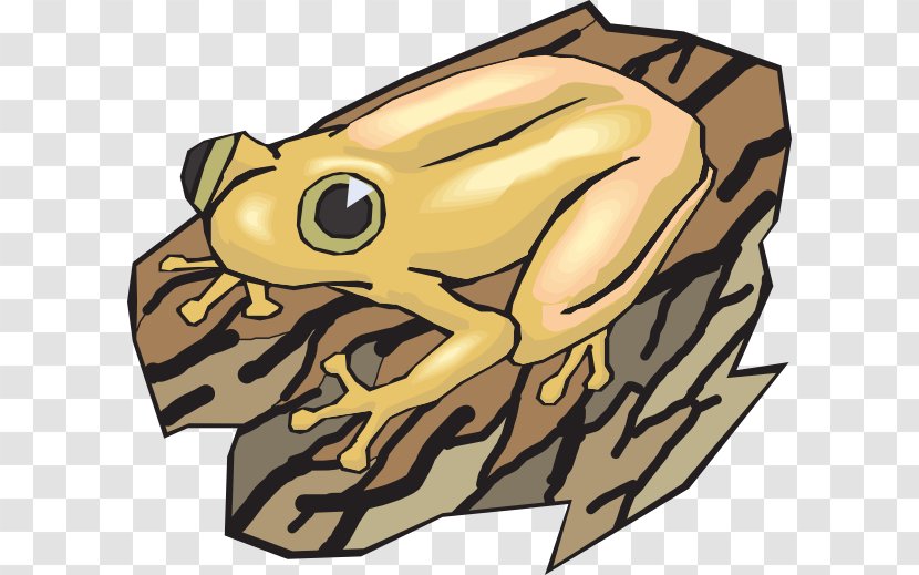 Frog Clip Art - Reptile - Log Cliparts Transparent PNG