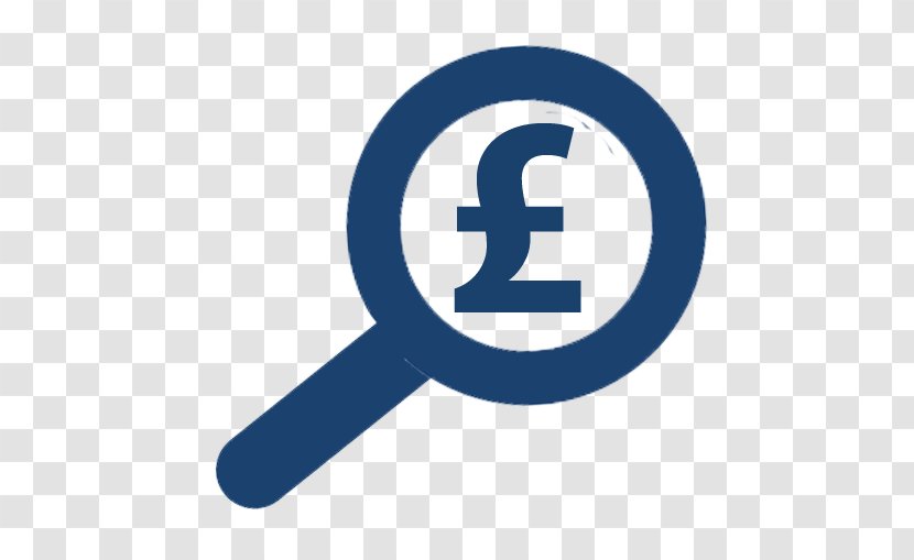 Symbol Pound Sterling Sign - Magnifying Glass - Investigation Transparent PNG