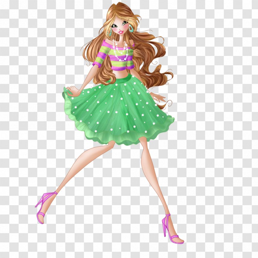 Flora Bloom Stella Glam Rock Fan Art - Doll Transparent PNG