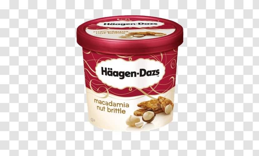 Ice Cream Brittle Häagen-Dazs Macadamia Nut - Cookies And Transparent PNG