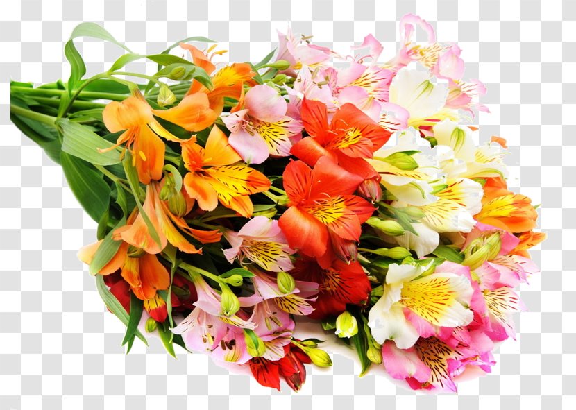 Flower Bouquet Cut Flowers Wedding Rose - Arranging Transparent PNG