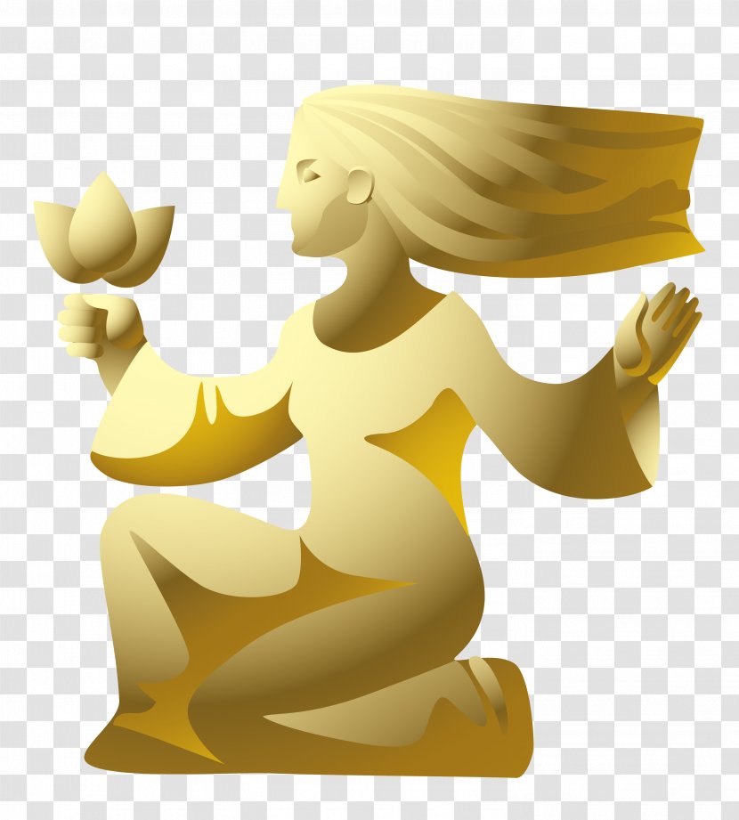 Euclidean Vector Virgo Illustration - Art - Statue Material Transparent PNG