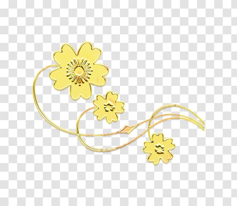 Body Jewellery Yellow Human - Petal Transparent PNG