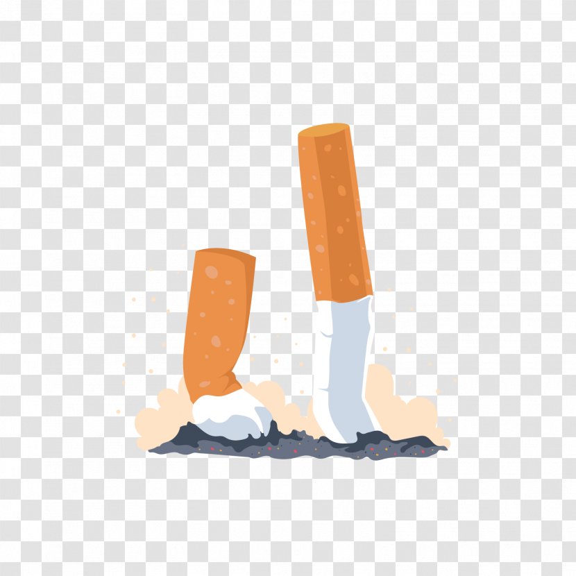 Smoking Cessation Cigarette World No Tobacco Day - Silhouette - Vector Off The Butts Transparent PNG