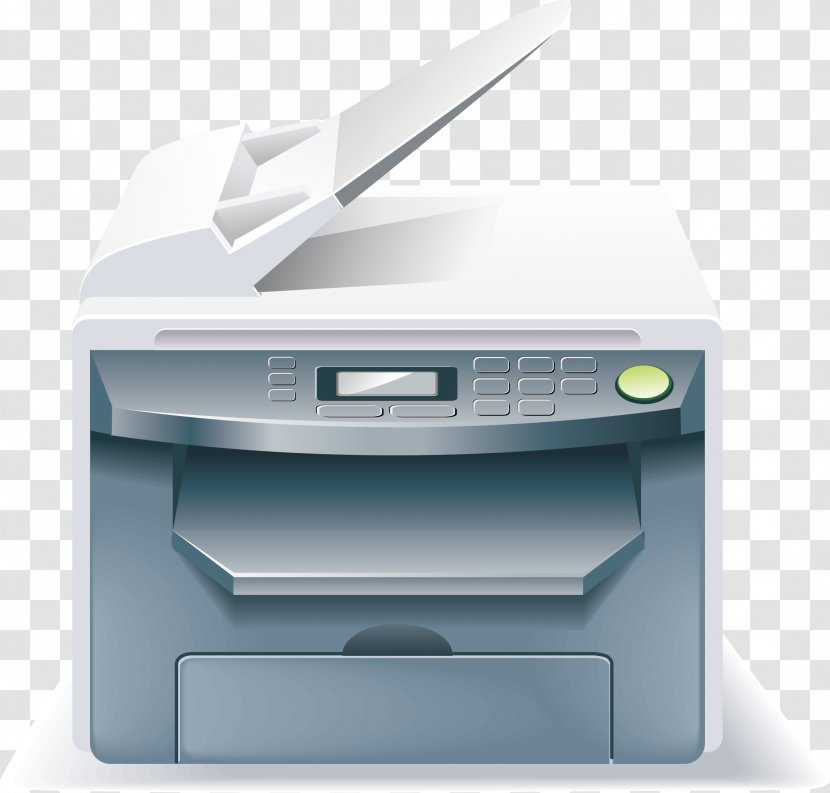 Office Automation Printer Paper Toner Refill Technique - Image Scanner - Gray Transparent PNG