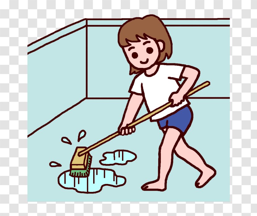 掃除 Swimming Pool Cleaning Clip Art - Silhouette - Child Transparent PNG