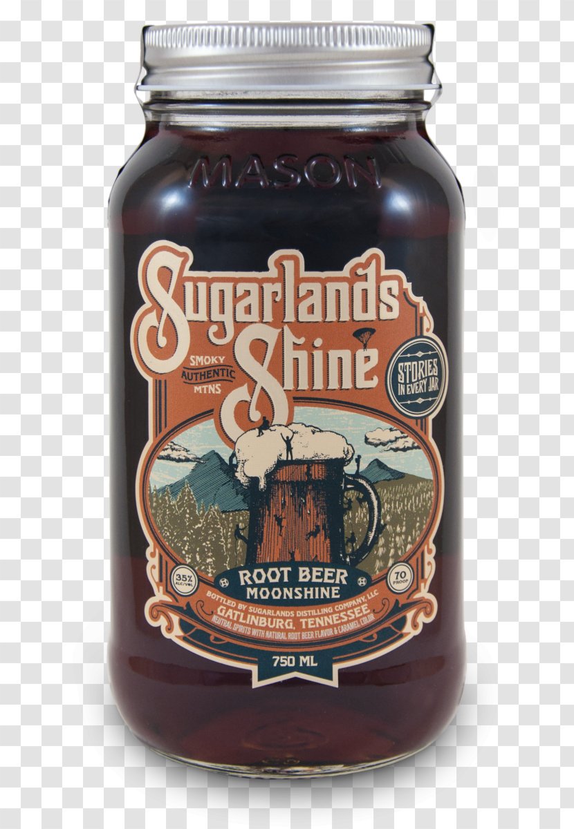 Moonshine Root Beer The Sugarlands Distilling Company Whiskey - Apple Pie Transparent PNG