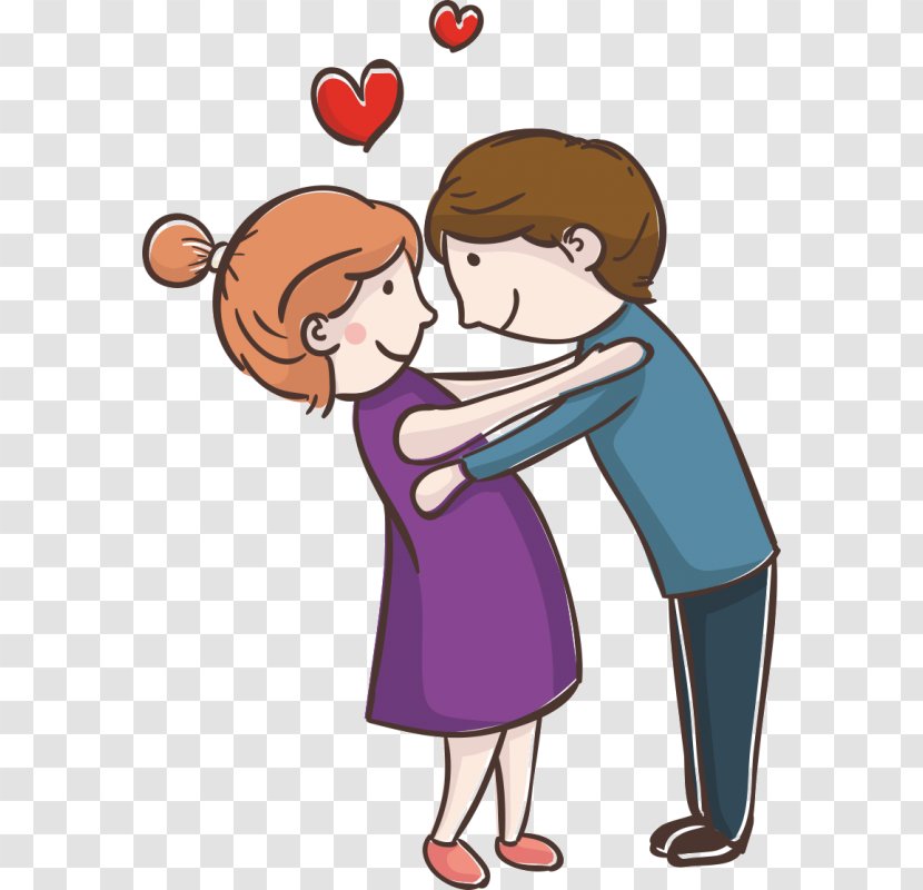 Love Propose Day Image Couple Hug - Tree Transparent PNG