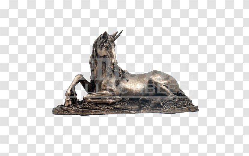 Statue Bronze Sculpture Figurine Bust - Unicorn Transparent PNG