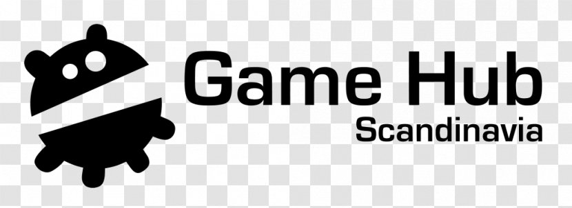 Logo Game Hub Denmark Nordic Video Industry - Monochrome Transparent PNG