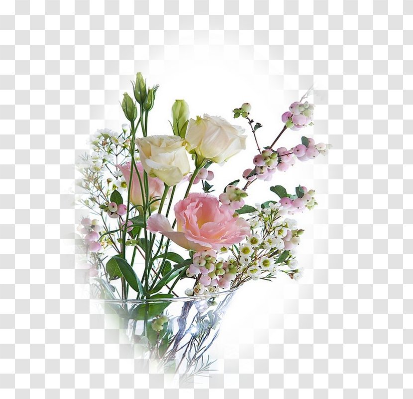 Garden Roses Cut Flowers Flower Bouquet Greeting - Flowering Plant Transparent PNG