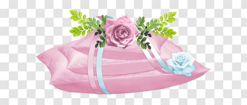 Garden Roses Pillow Clip Art - Flower Transparent PNG