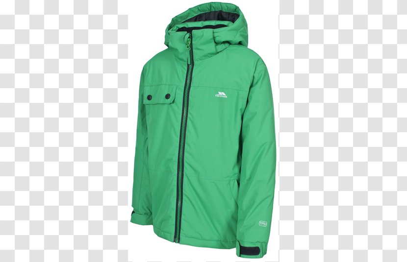 Hoodie Jacket Polar Fleece Bluza - Green Transparent PNG