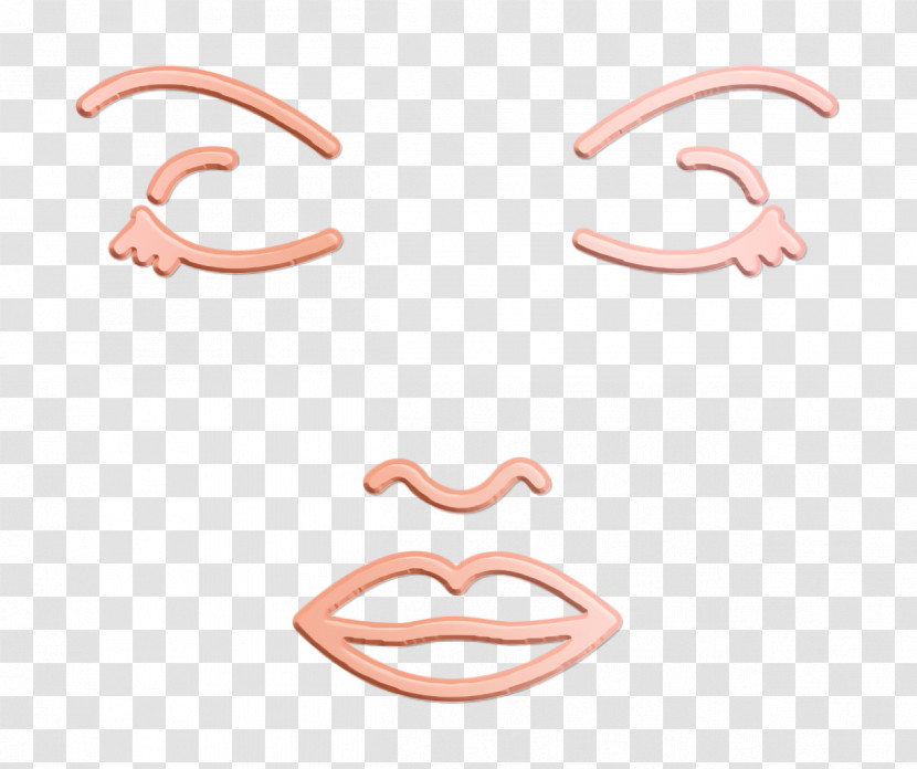 Body Parts Icon Face Of A Woman Outline Icon People Icon Transparent PNG