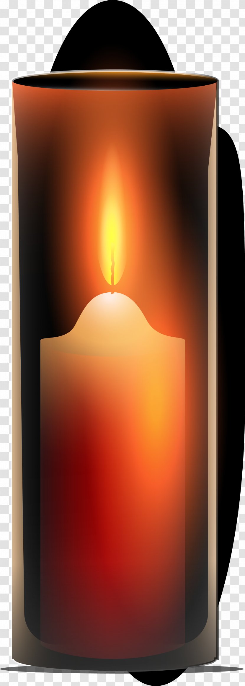 Candle Wax - Heat - Orange Fresh Decoration Pattern Transparent PNG