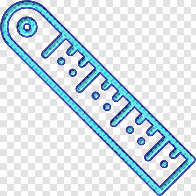 Ruler Icon Stationery Icon Transparent PNG