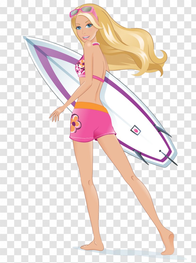 Merliah Summers Barbie Doll Surfing Clip Art - Heart Transparent PNG