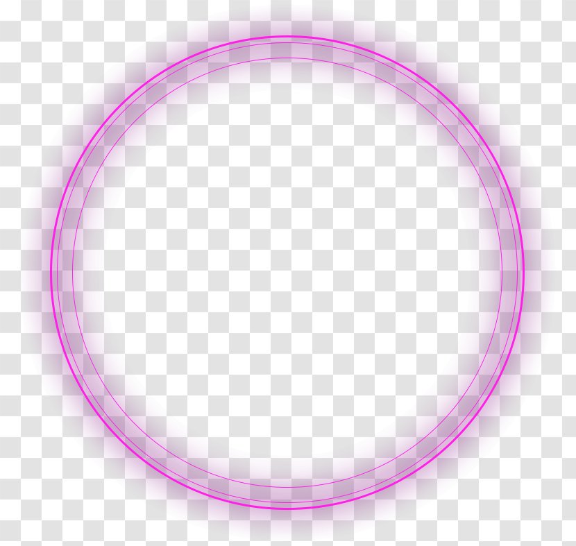 Circle Rainbow - Red - Purple Simple Border Texture Transparent PNG