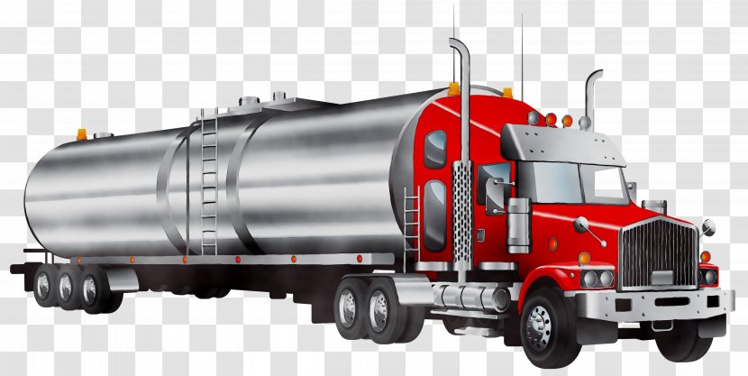 Semi-trailer Truck Car Intermodal Container - Mode Of Transport - Trailer Transparent PNG