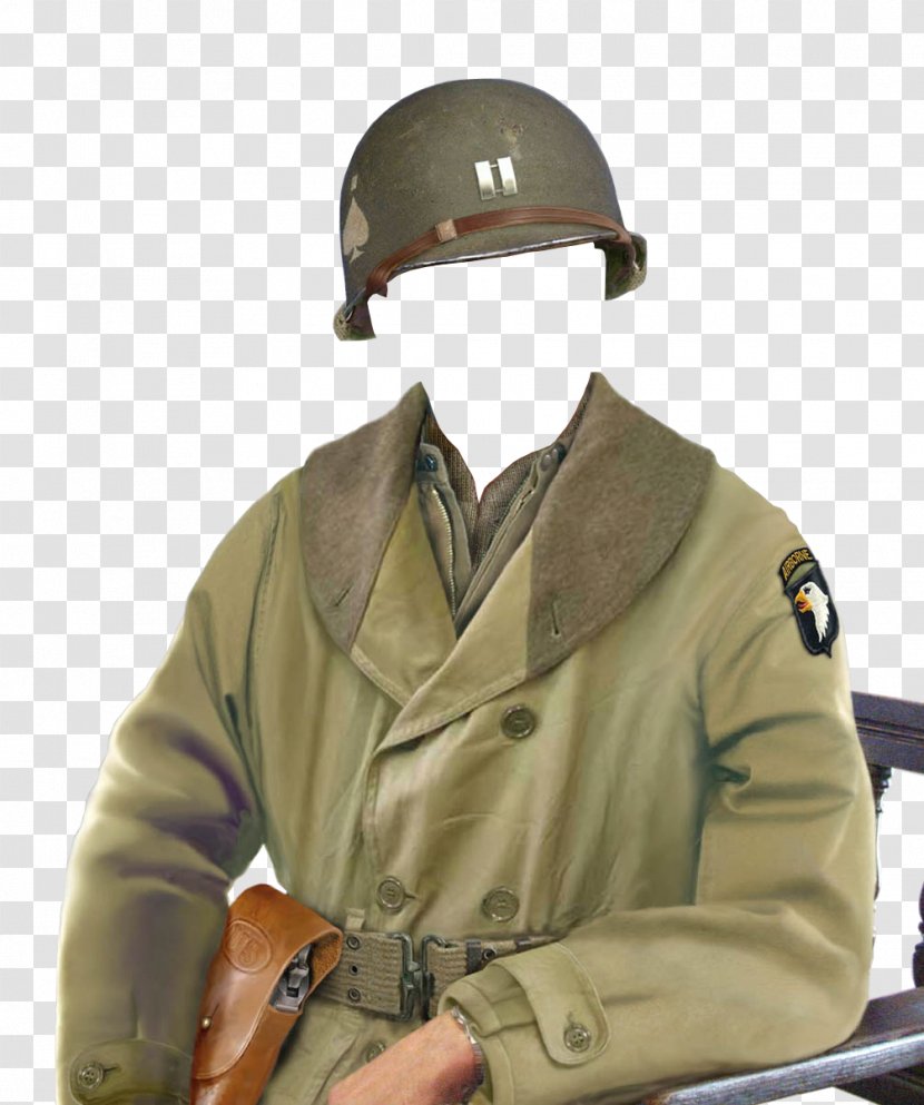 Second World War Normandy Landings Military Uniform Soldier - 101st Airborne Division Transparent PNG