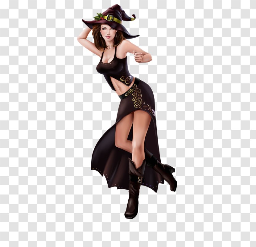 Witchcraft Halloween - Tree - Witch Transparent PNG