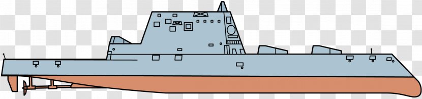 Zumwalt-class Destroyer Heavy Cruiser Submarine Chaser Torpedo Boat - Naval Ship Transparent PNG