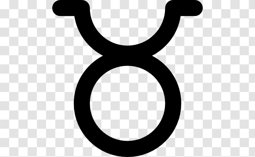 Taurus Astrological Sign Symbol - Monochrome Photography Transparent PNG