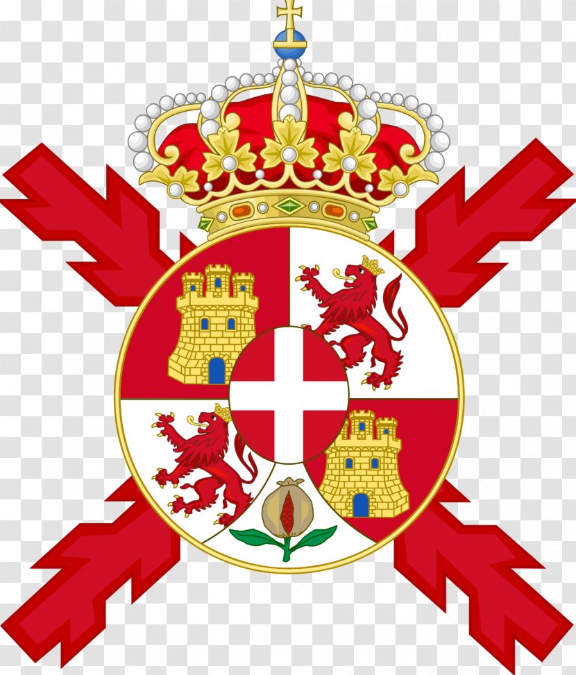 Flag Of Spain Saltire Cross Burgundy - Escutcheon Transparent PNG