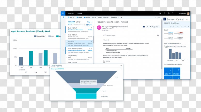 Dynamics 365 Microsoft NAV Business Enterprise Resource Planning - Sales - Payment Inquiries Transparent PNG