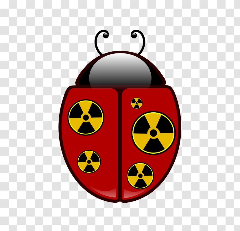 Radioactive Decay Symbol Clip Art - Yellow Transparent PNG