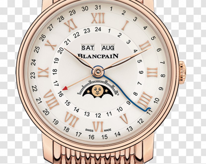 Villeret Blancpain Quantième Baselworld Complication - Watch Accessory Transparent PNG