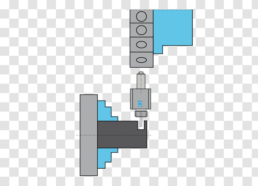 Milling Tool Computer Numerical Control Lathe Turning - Diagram - Design Transparent PNG