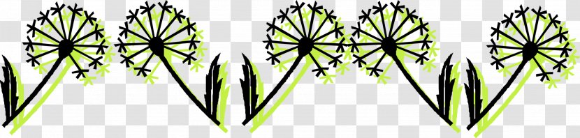 Leaf Plant Stem Grasses Symmetry Line - Tree - Timelapse Background Dandelion Flower Transparent PNG