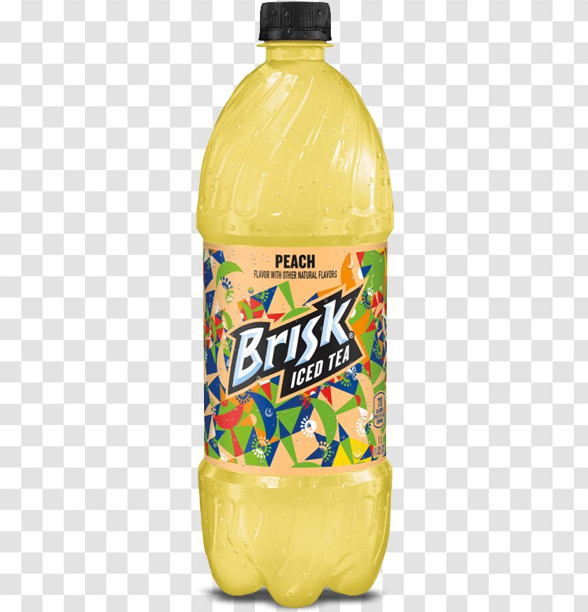 Iced Tea Lemonade Juice Limeade - Bottle - Peach Transparent PNG