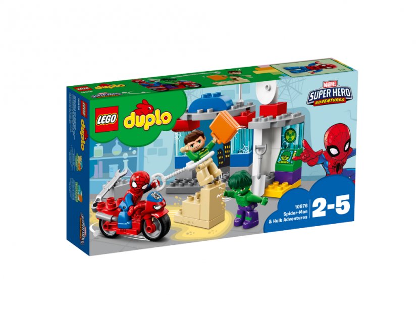 Spider-Man Lego Duplo Hulk Toy Superhero - Super Heroes - Spider-man Transparent PNG