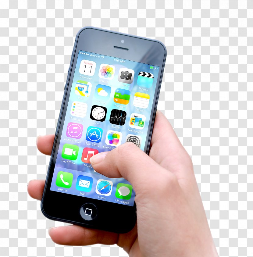 Mobile Application Testing App Development Software - Hand Holding Apple Iphone Transparent PNG